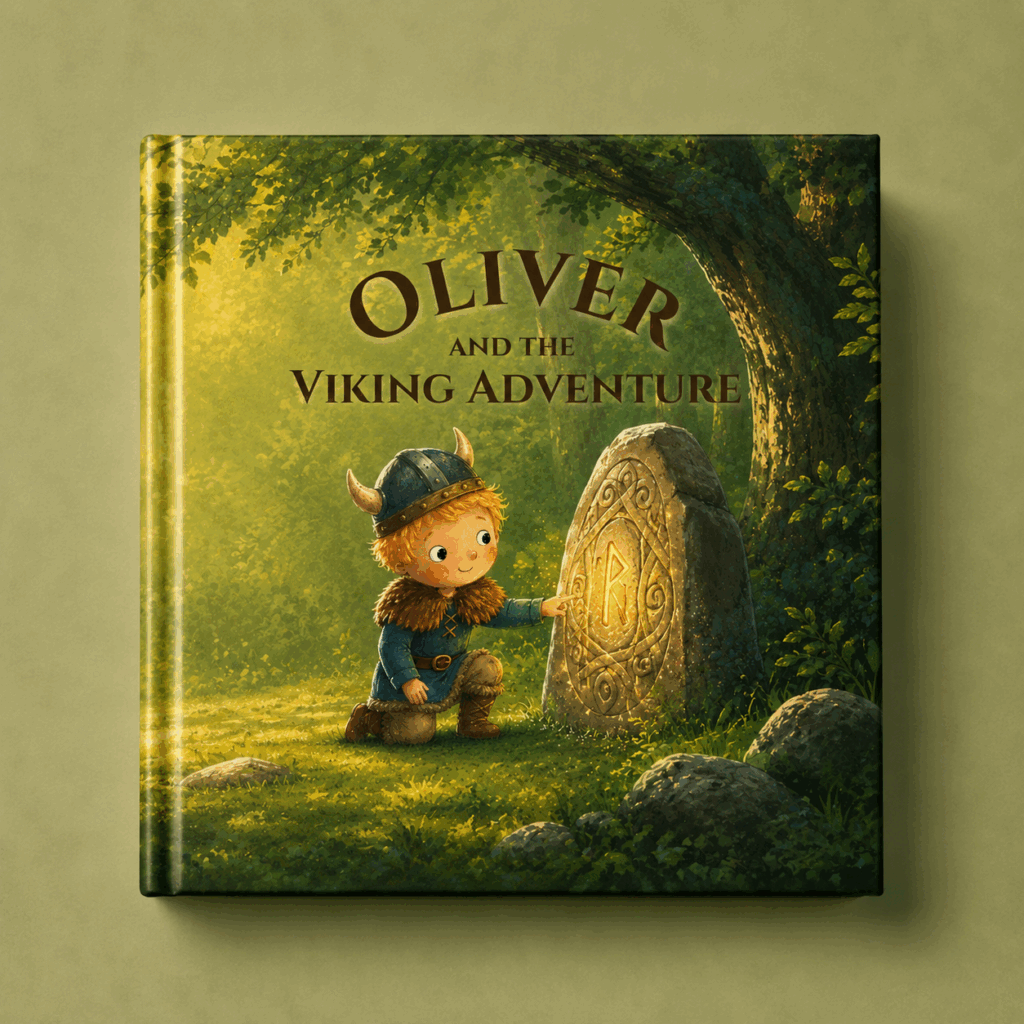 Cover of Viking Adventure, a personalized childrens picture book from Fenous