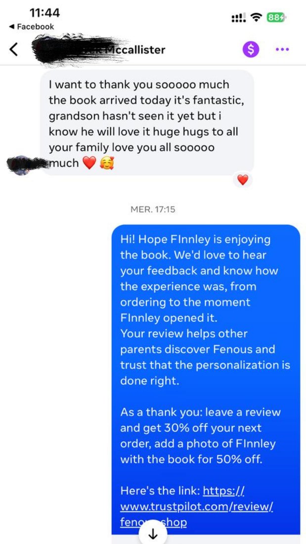 Customer review 1